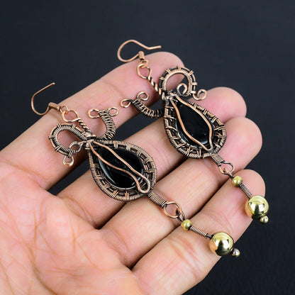 Titanium Druzy Gemstone Earrings