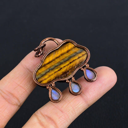 Brown Tiger Eye Gemstone Pendant