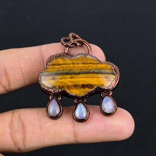 Brown Tiger Eye Gemstone Pendant