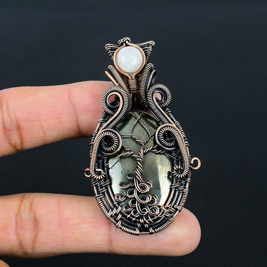 Golden Pyrite Gemstone Pendant