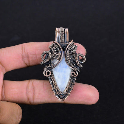 Rainbow Moonstone Gemstone Pendant