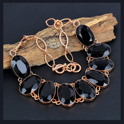 Black Spinel Gemstone Necklace