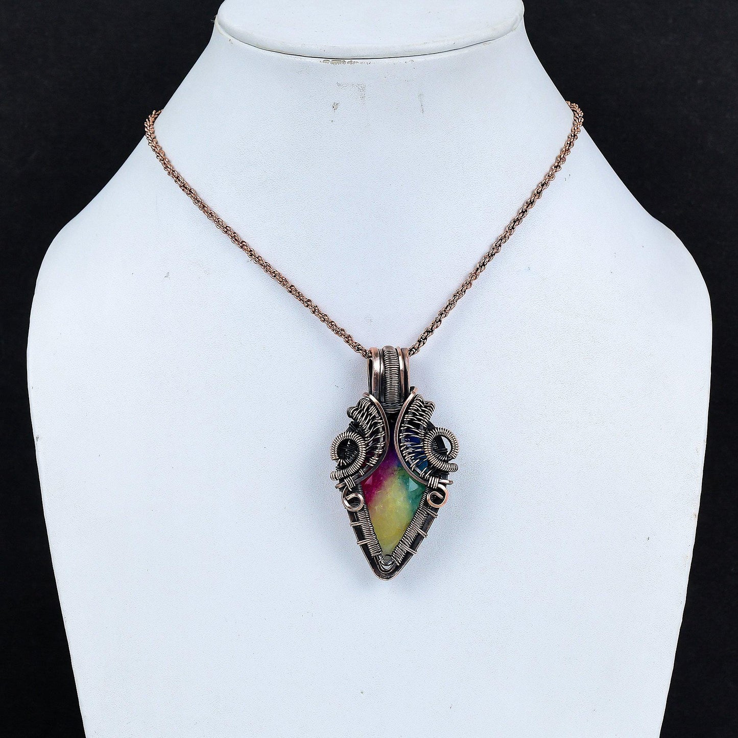 Rainbow Solar Quartz Gemstone Pendant