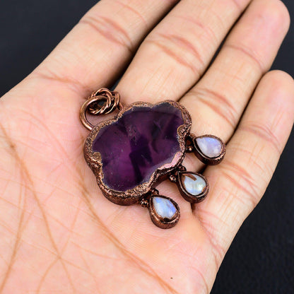 Purple Amethyst Gemstone Pendant