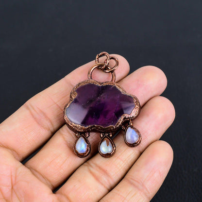 Purple Amethyst Gemstone Pendant