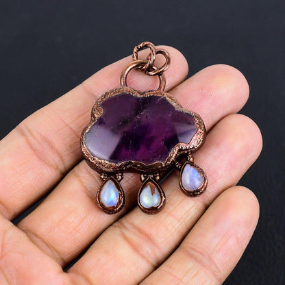 Purple Amethyst Gemstone Pendant
