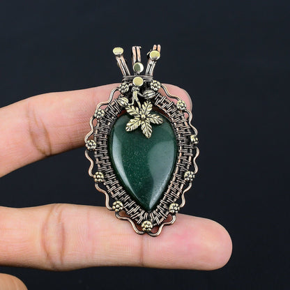 Green Jade Gemstone Pendant