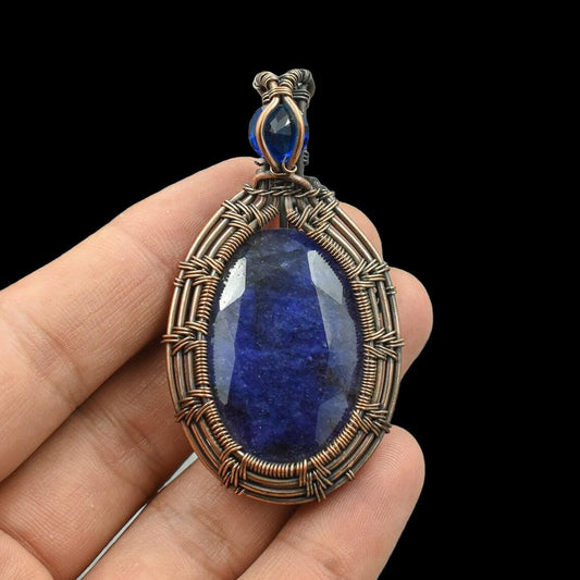 Blue Sapphire Gemstone Pendant