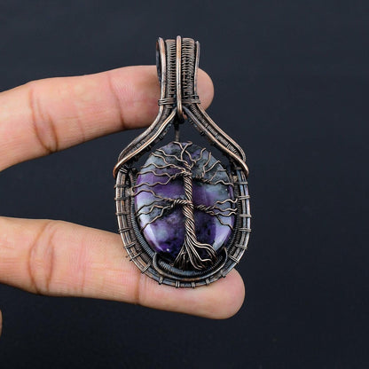 Purple Amethyst Gemstone Pendant