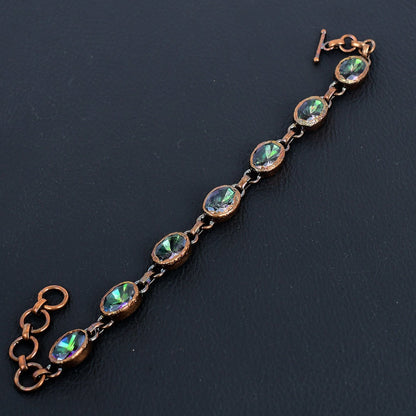 Rainbow Mystic Topaz Gemstone Bracelet