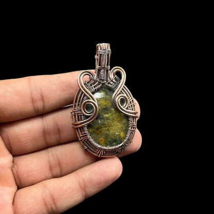 Golden Pietersite Gemstone Pendant