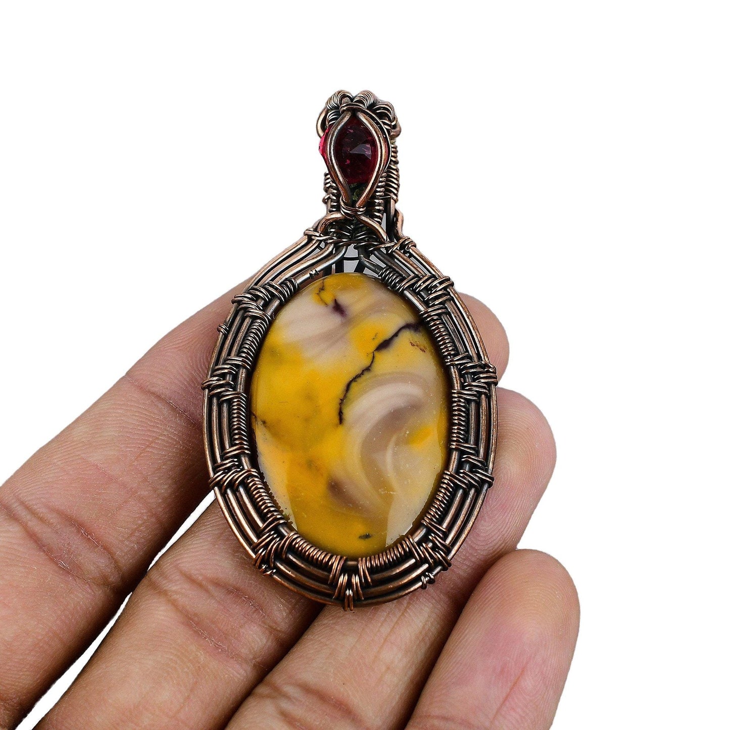 Multicolor Mookaite Gemstone Pendant