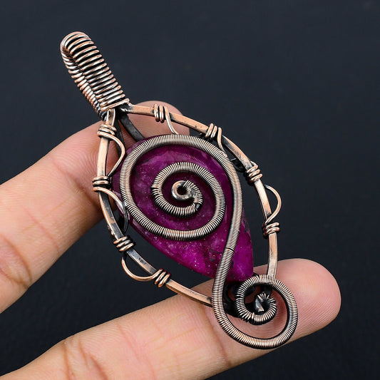 Red Ruby Gemstone Pendant