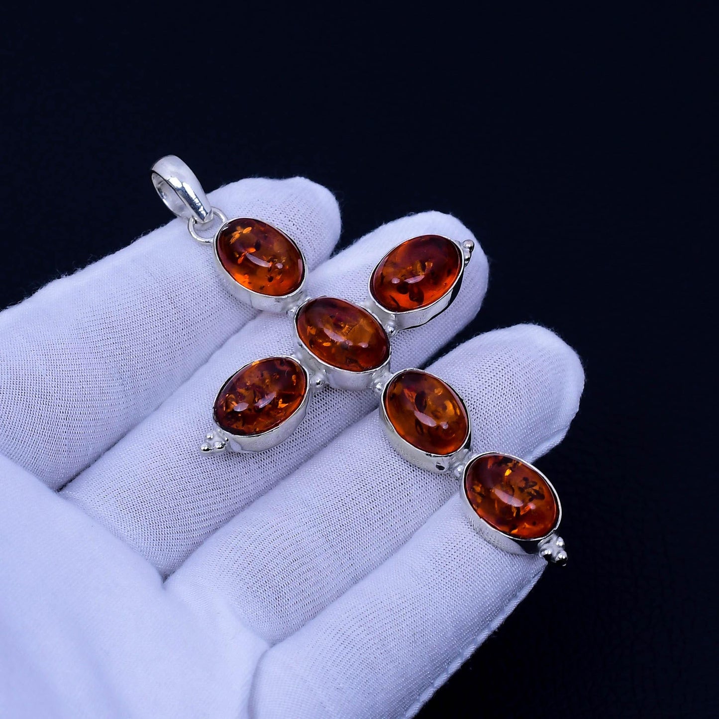 Yellow Baltic Amber Gemstone Pendant