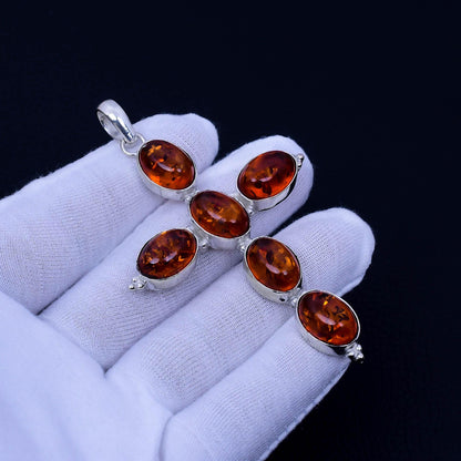 Yellow Baltic Amber Gemstone Pendant