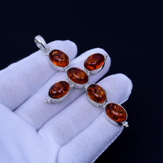 Yellow Baltic Amber Gemstone Pendant