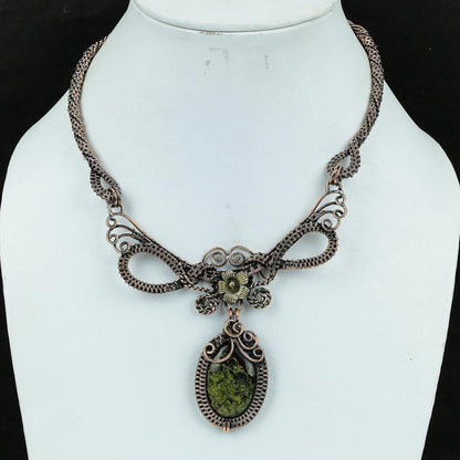 Green Bloodstone Gemstone Pendant