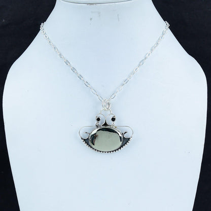 Gold Pyrite Gemstone Pendant
