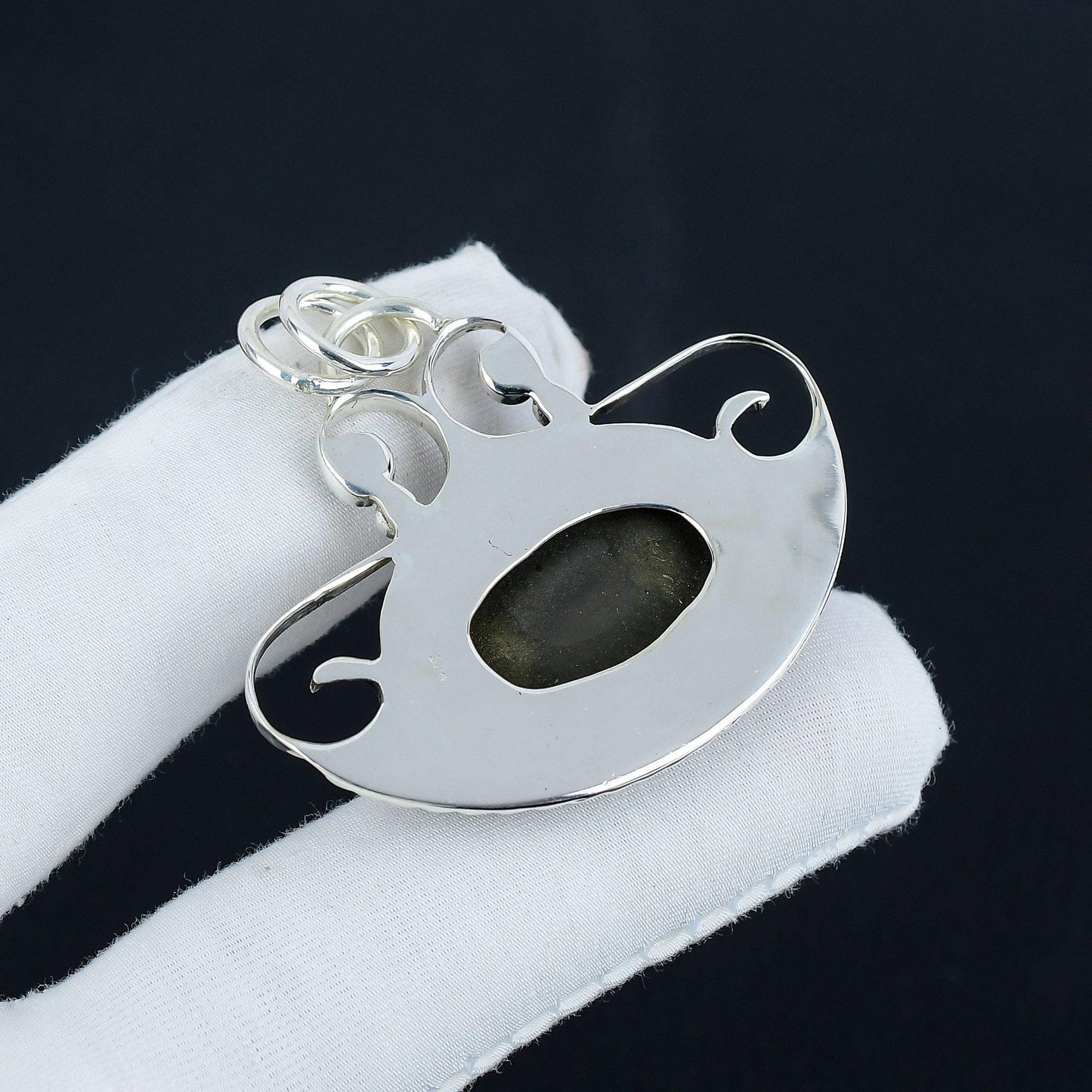Gold Pyrite Gemstone Pendant
