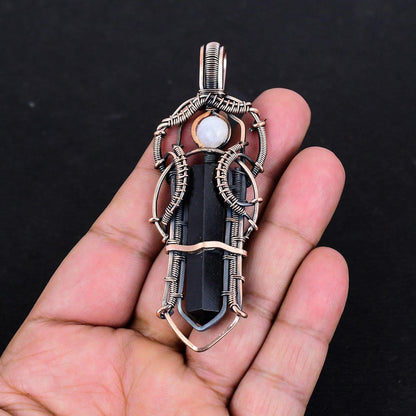 Black Tourmaline Gemstone Pendant