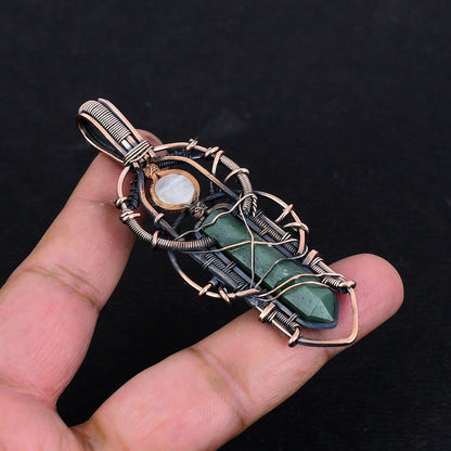Green Jade Gemstone Pendant