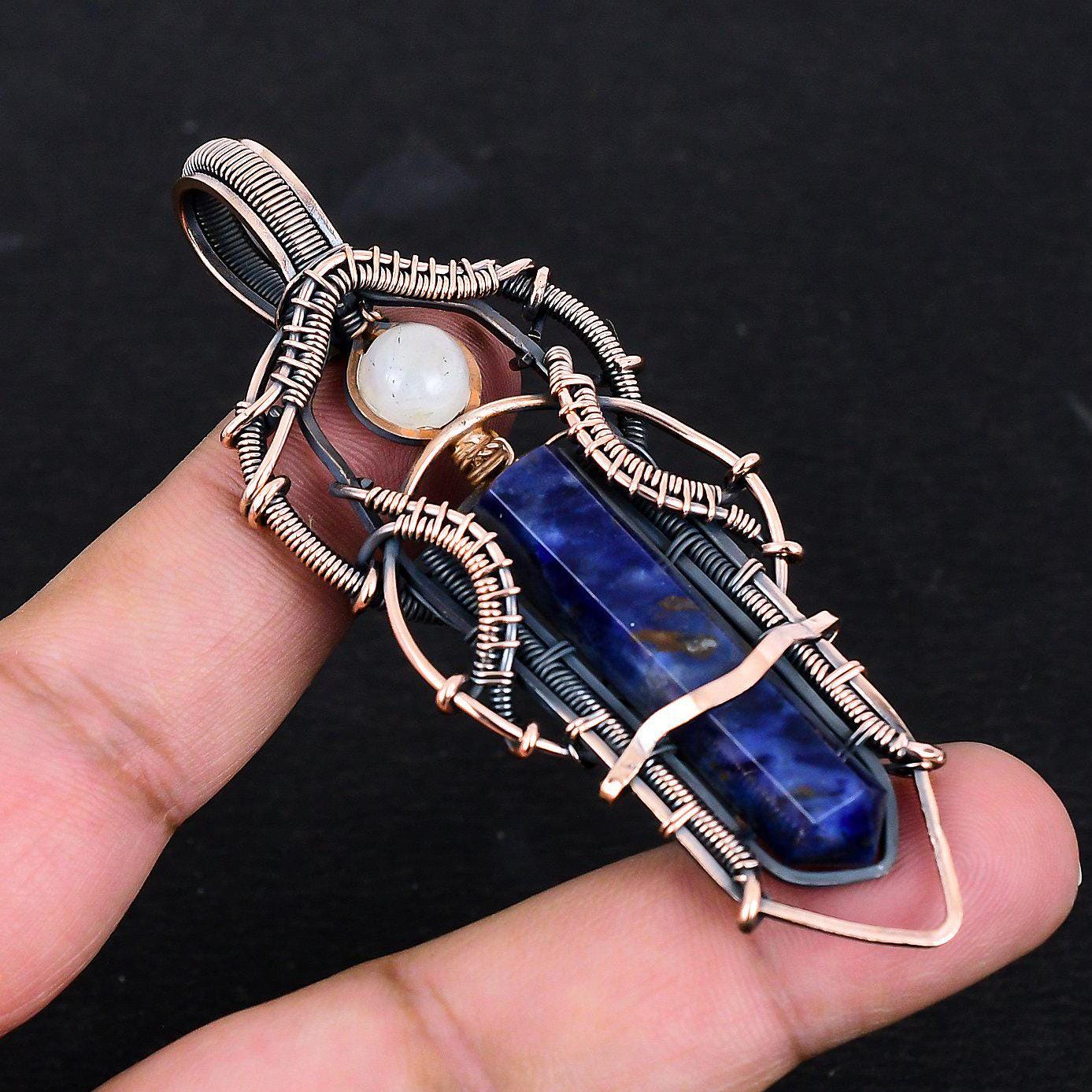 Blue Sodalite Gemstone Pendant