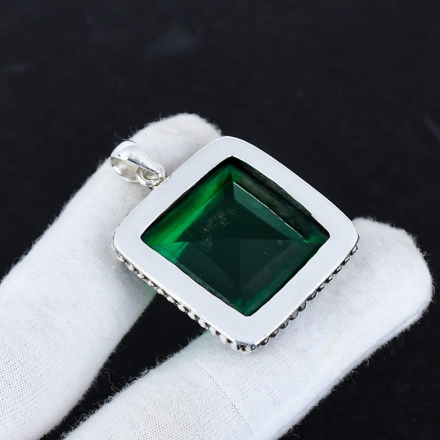 Green Tourmaline Gemstone Pendant