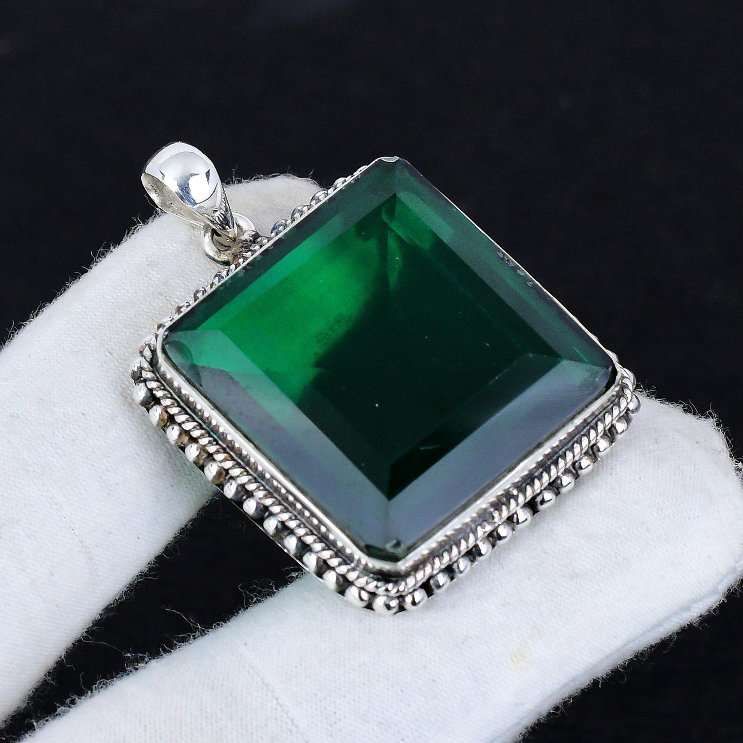 Green Tourmaline Gemstone Pendant