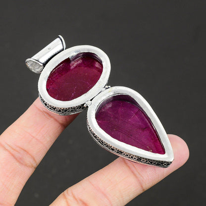 Red Ruby Gemstone Pendant