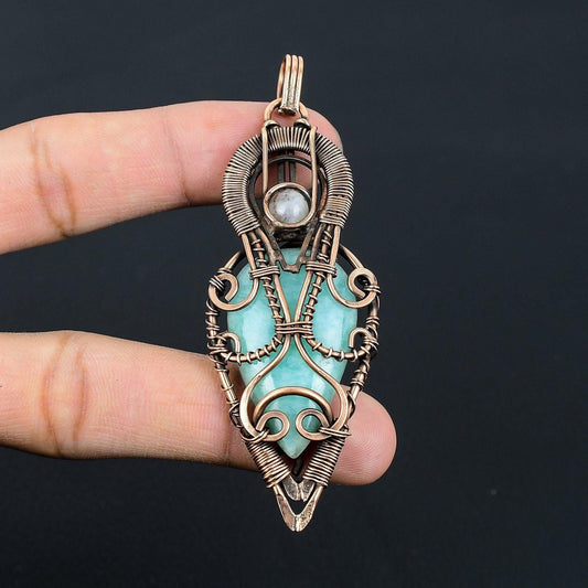 Green Amazonite Gemstone Pendant