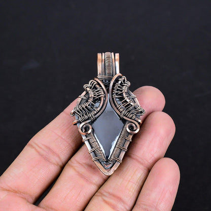 Black Shungite Gemstone Pendant