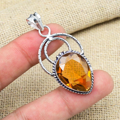 Pink Morganite Gemstone Pendant