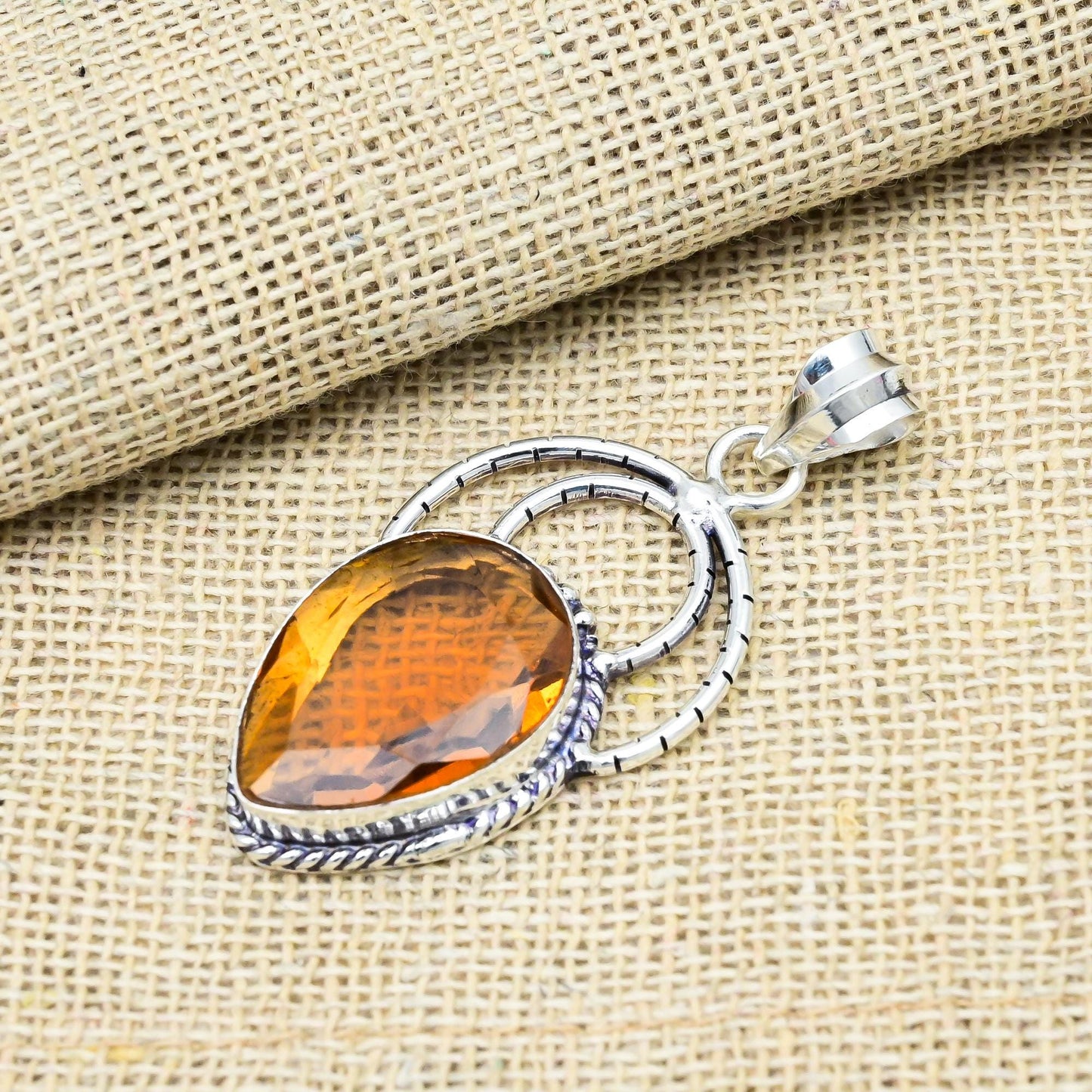 Pink Morganite Gemstone Pendant