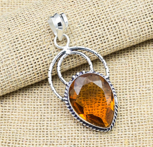 Pink Morganite Gemstone Pendant