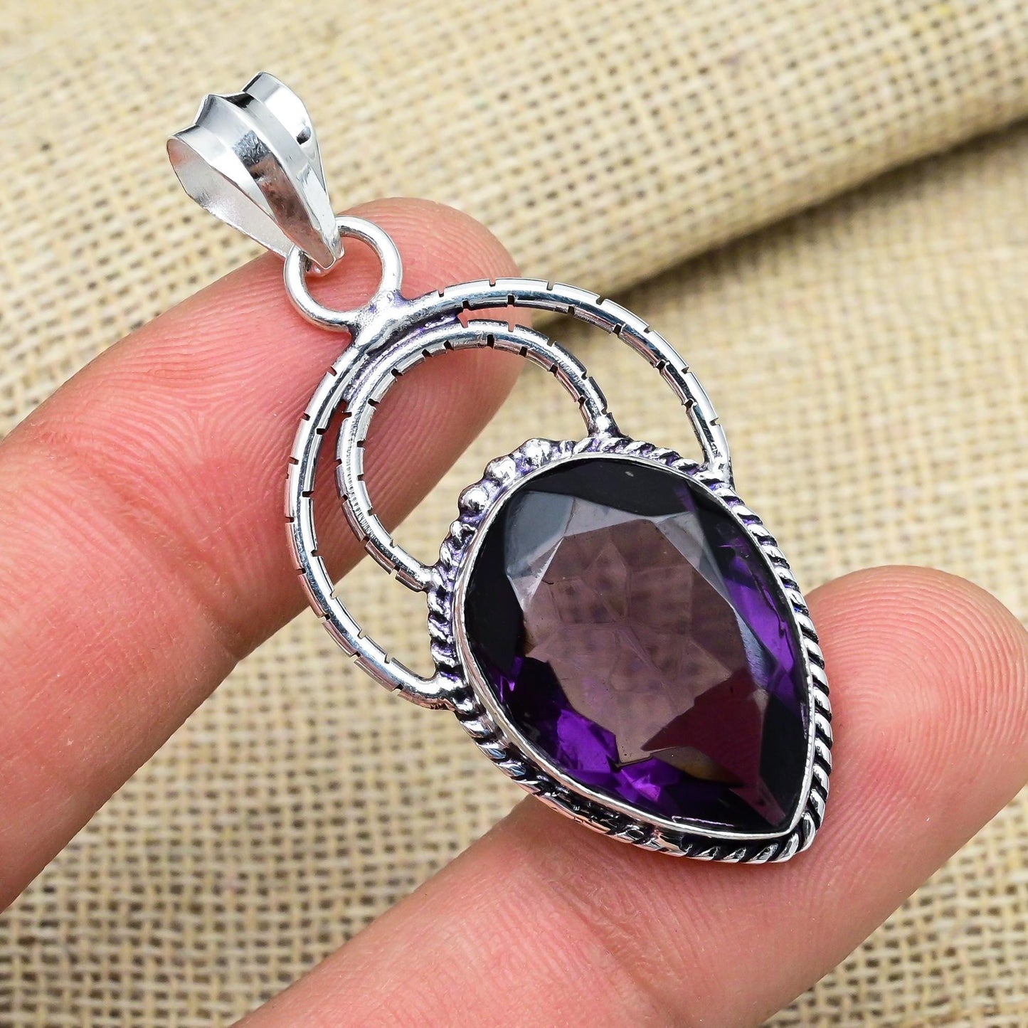 Purple Amethyst Pendant