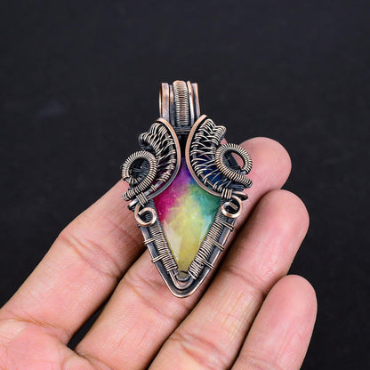 Rainbow Solar Quartz Gemstone Pendant