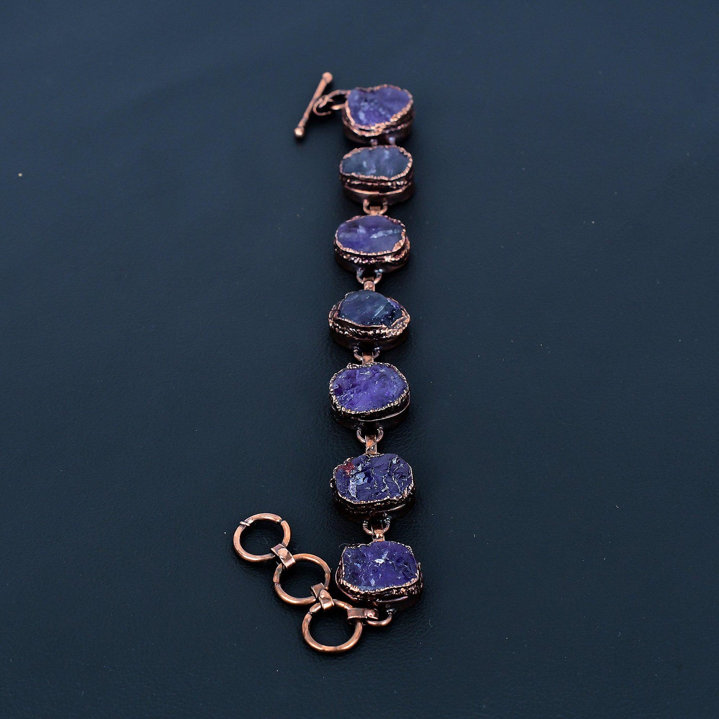 Purple Amethyst Gemstone Bracelet