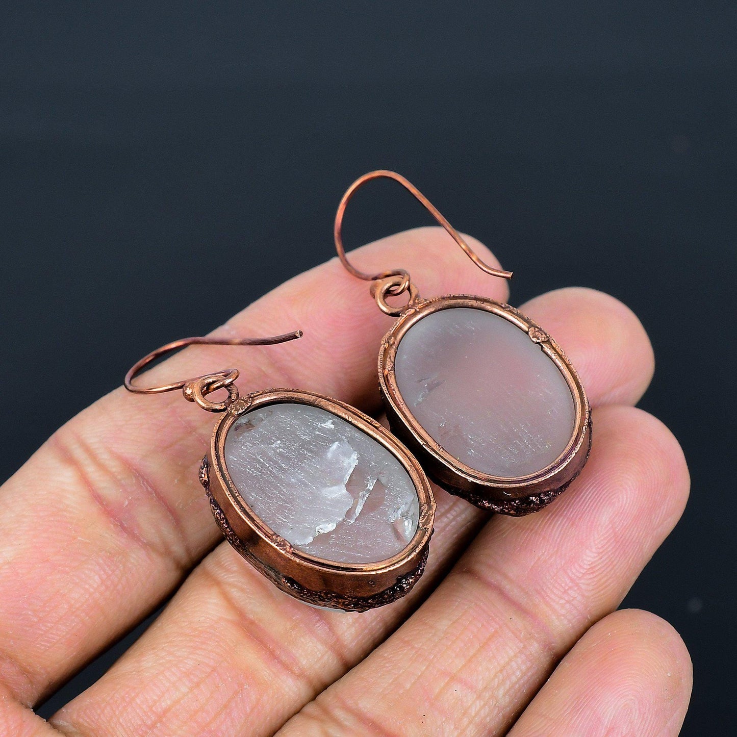 Clear Quartz Gemstone Earrings