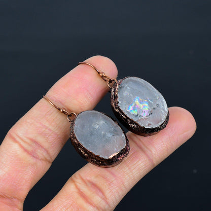 Clear Quartz Gemstone Earrings