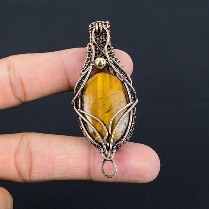 Brown Tiger Eye Gemstone Pendant