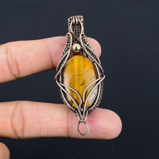 Brown Tiger Eye Gemstone Pendant