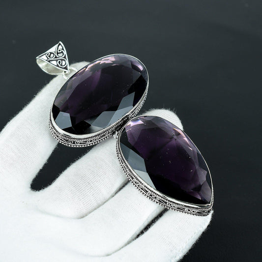 Purple Amethyst Gemstone Pendant