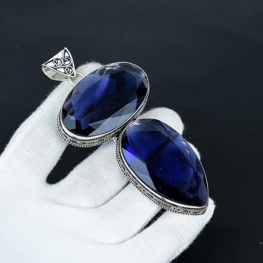 Blue Sapphire Gemstone Pendant