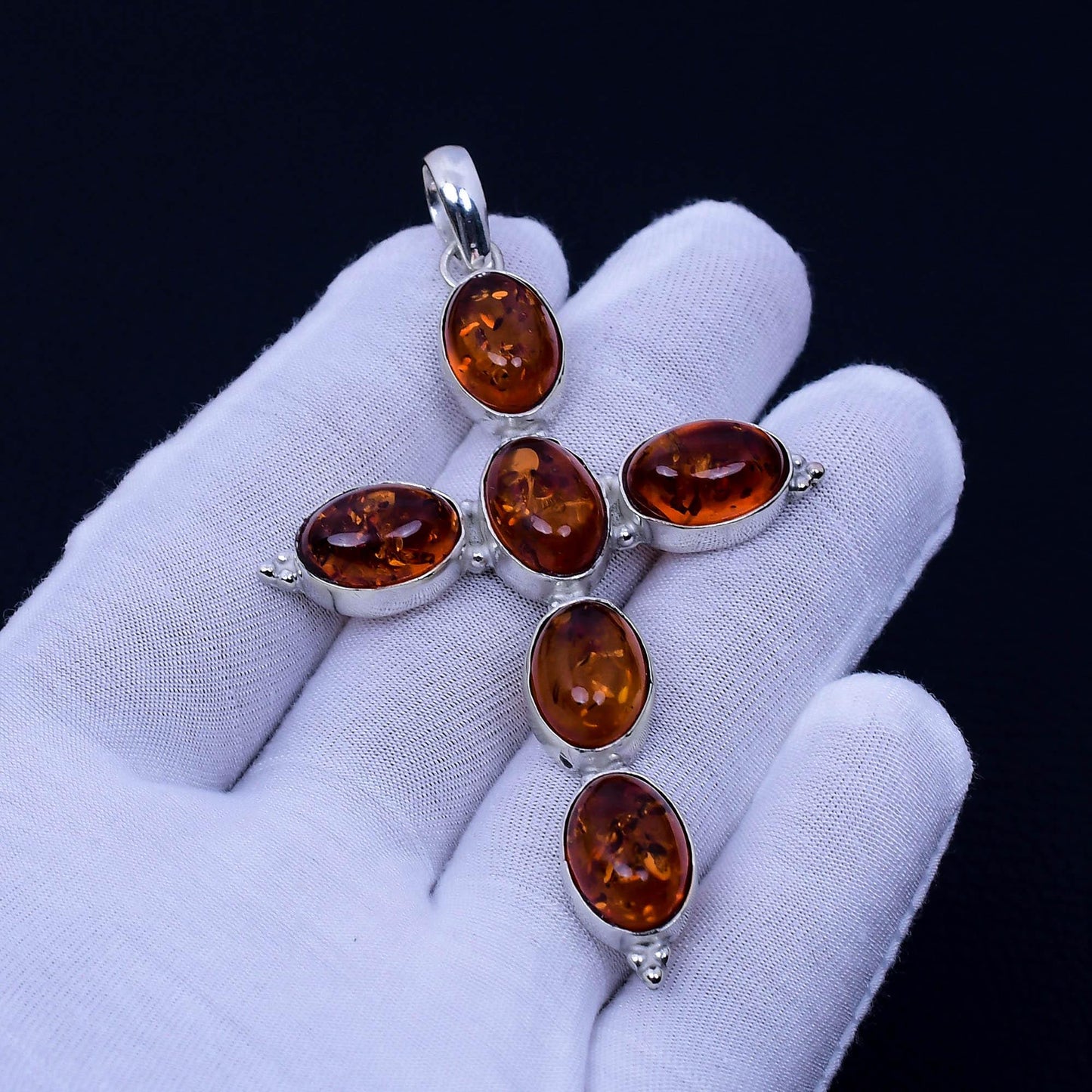 Yellow Baltic Amber Gemstone Pendant