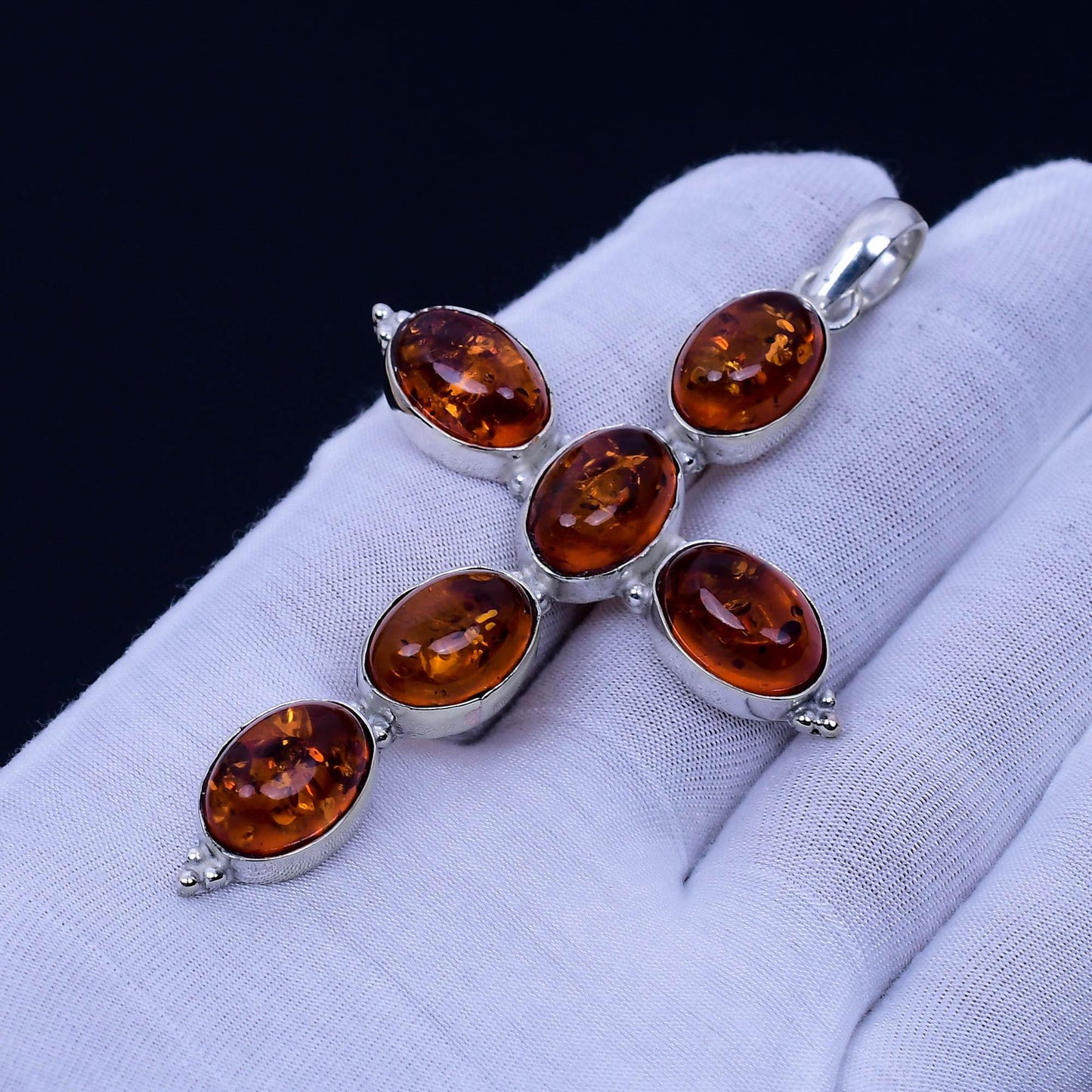 Yellow Baltic Amber Gemstone Pendant