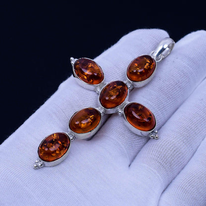 Yellow Baltic Amber Gemstone Pendant