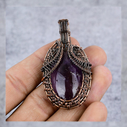 Purple Amethyst Gemstone Pendant
