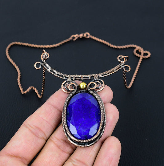 Blue Sapphire Gemstone Pendant