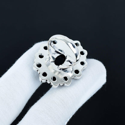 Black Onyx Gemstone Ring
