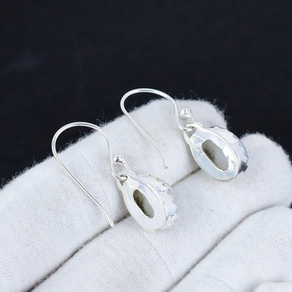 Rainbow Moonstone Gemstone Earrings